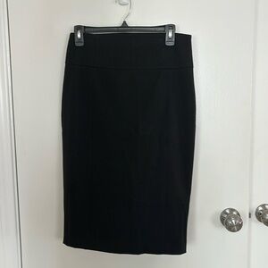 Black pencil skirt
